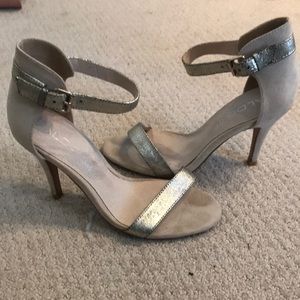 Aldo suede and leather heels